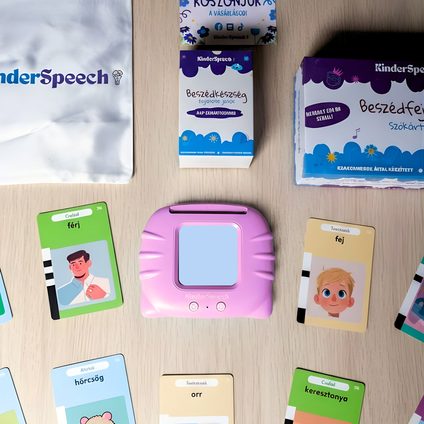 KinderSpeech 2.0 - Újgenerációs Beszédfejlesztő Szókártyák