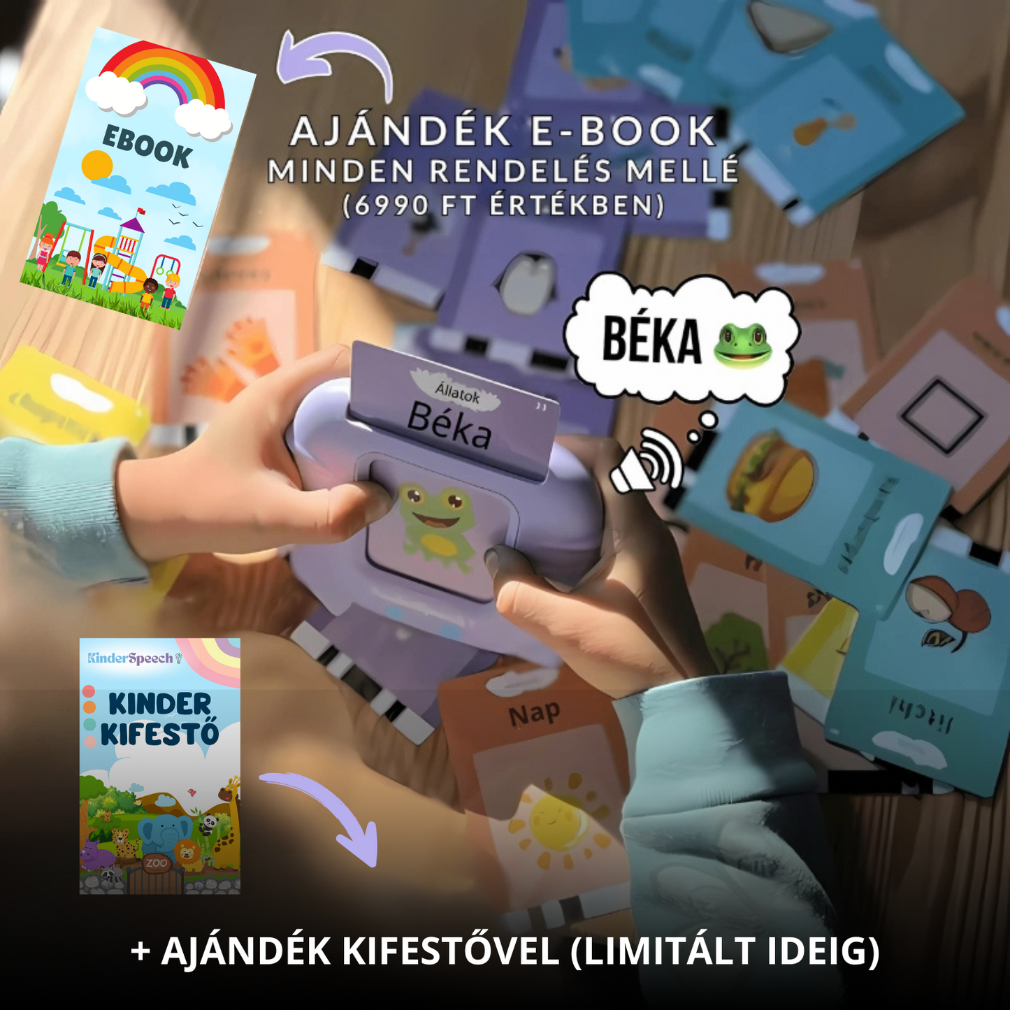 KinderSpeech™ - Beszédfejlesztő Szókártyák
