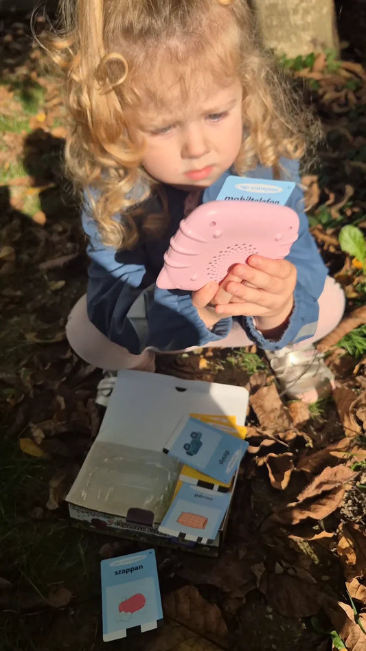 KinderSpeech beszédfejlesztő játék gyereknek szókártyákkal és interaktív tanulással