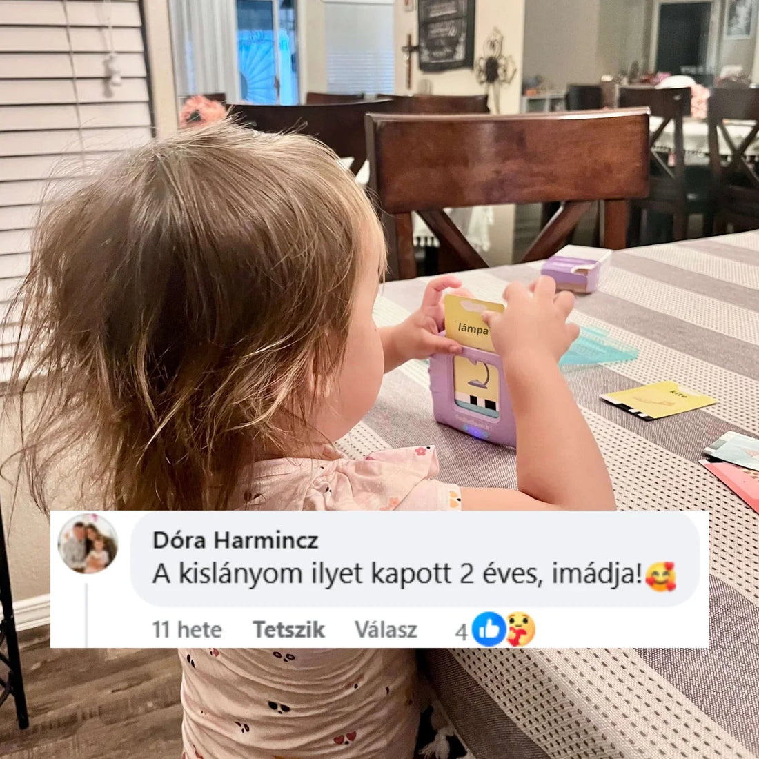 KinderSpeech beszédfejlesztő játék kisgyermekkel, interaktív oktatás és gyerekfejlesztés
