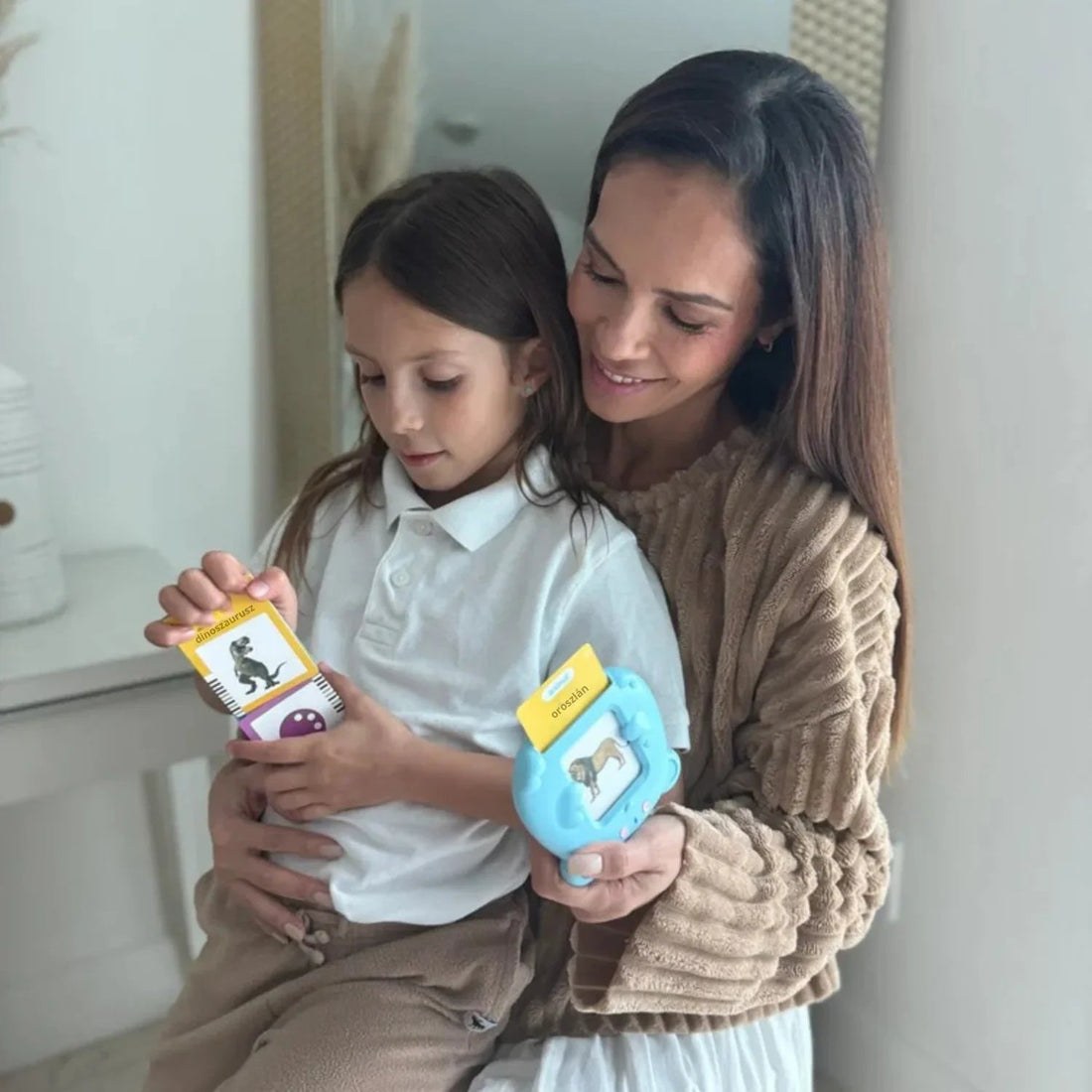 KinderSpeech beszédfejlesztő játék szülővel és gyerekkel, interaktív oktatás, gyerekfejlesztés