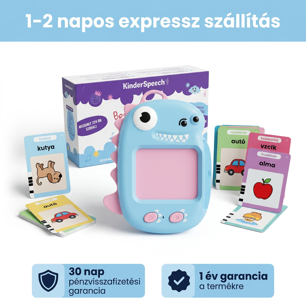 KinderSpeech 2.0 - Beszédfejlesztő szókártyák a magabiztos beszédért