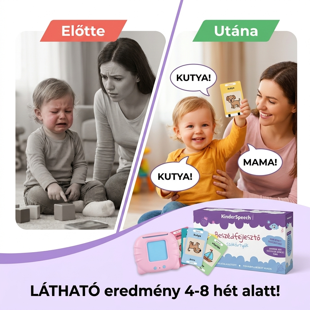 KinderSpeech 2.0 - Beszédfejlesztő szókártyák a magabiztos beszédért