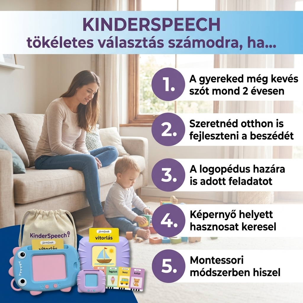 KinderSpeech 2.0 - Beszédfejlesztő szókártyák a magabiztos beszédért