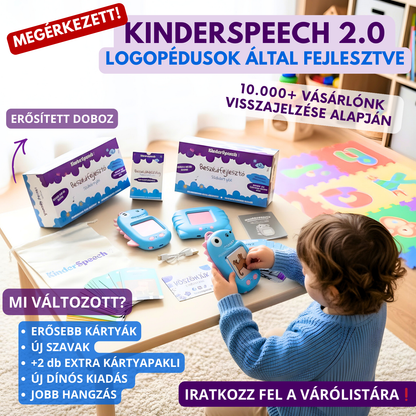 KinderSpeech 2.0 - Újgenerációs Beszédfejlesztő Szókártyák