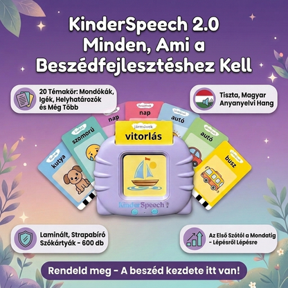 KinderSpeech 2.0 - Beszédfejlesztő szókártyák a magabiztos beszédért