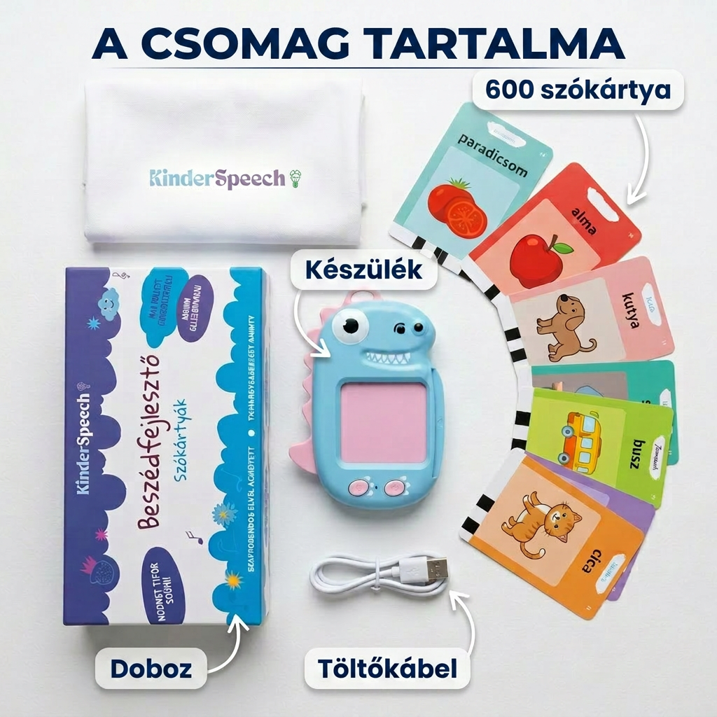 KinderSpeech 2.0 - Beszédfejlesztő szókártyák a magabiztos beszédért