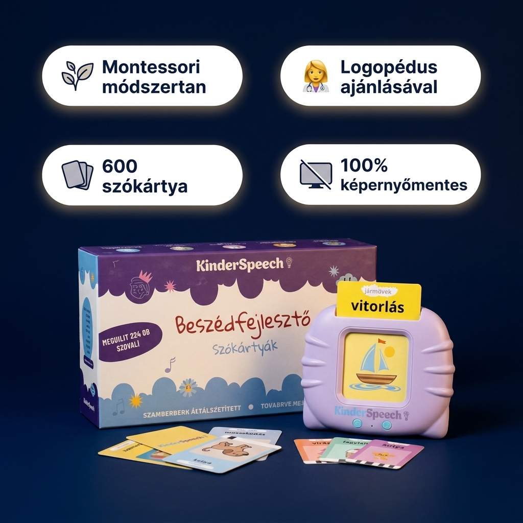 KinderSpeech 2.0 - Beszédfejlesztő szókártyák a magabiztos beszédért