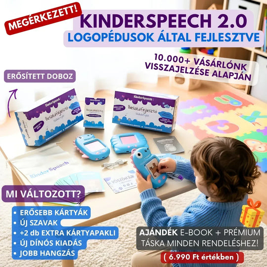 KinderSpeech 2.0 - Újgenerációs Beszédfejlesztő Szókártyák