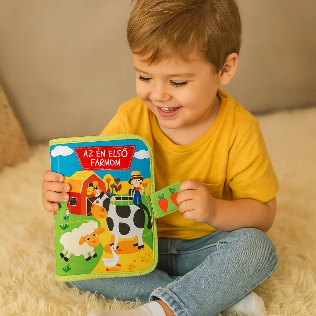 KinderSpeech beszédfejlesztő játék kisgyereknek, interaktív farmos gyerekfejlesztés