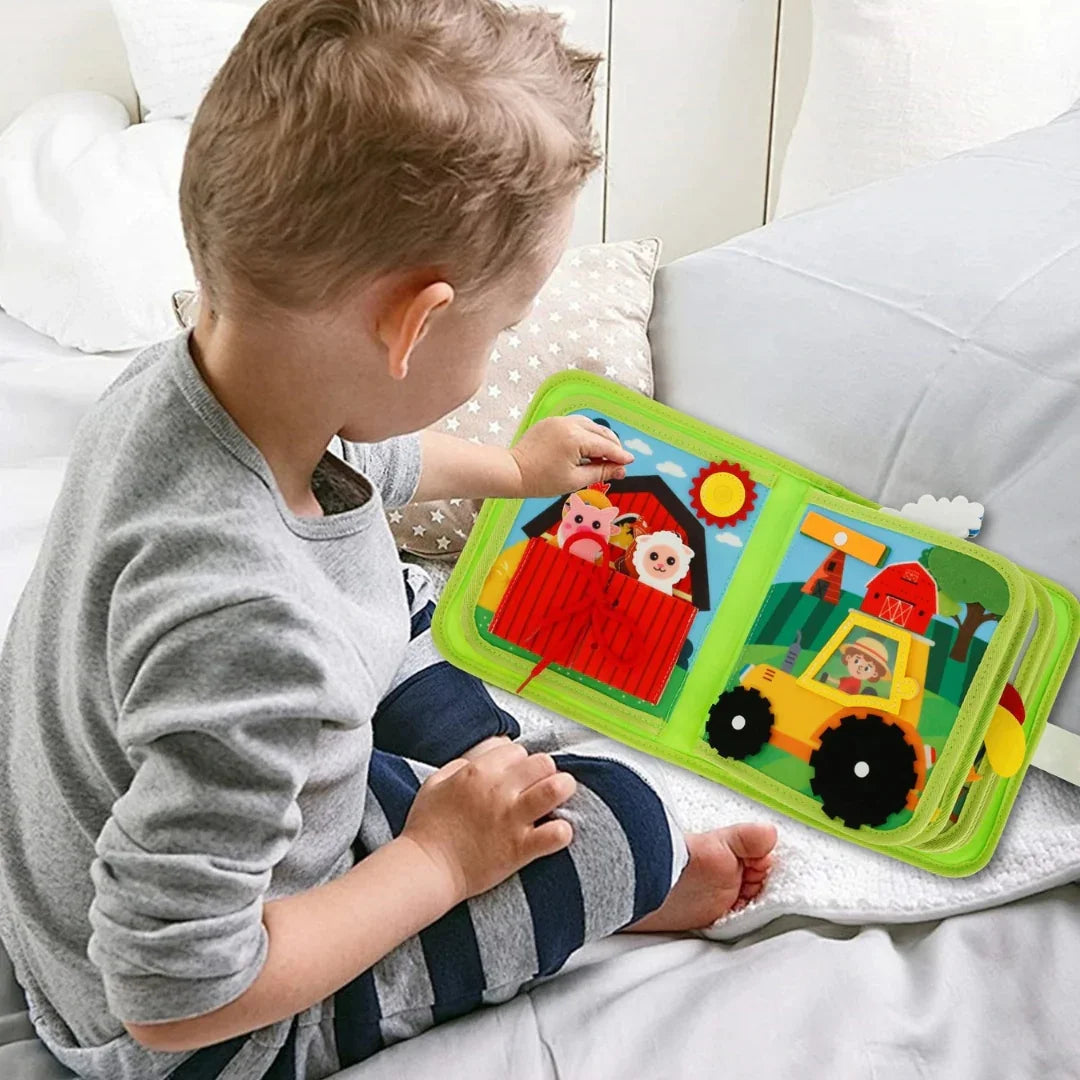 KinderSpeech beszédfejlesztő játék gyerekeknek, interaktív tanulás farmos mesekönyvvel