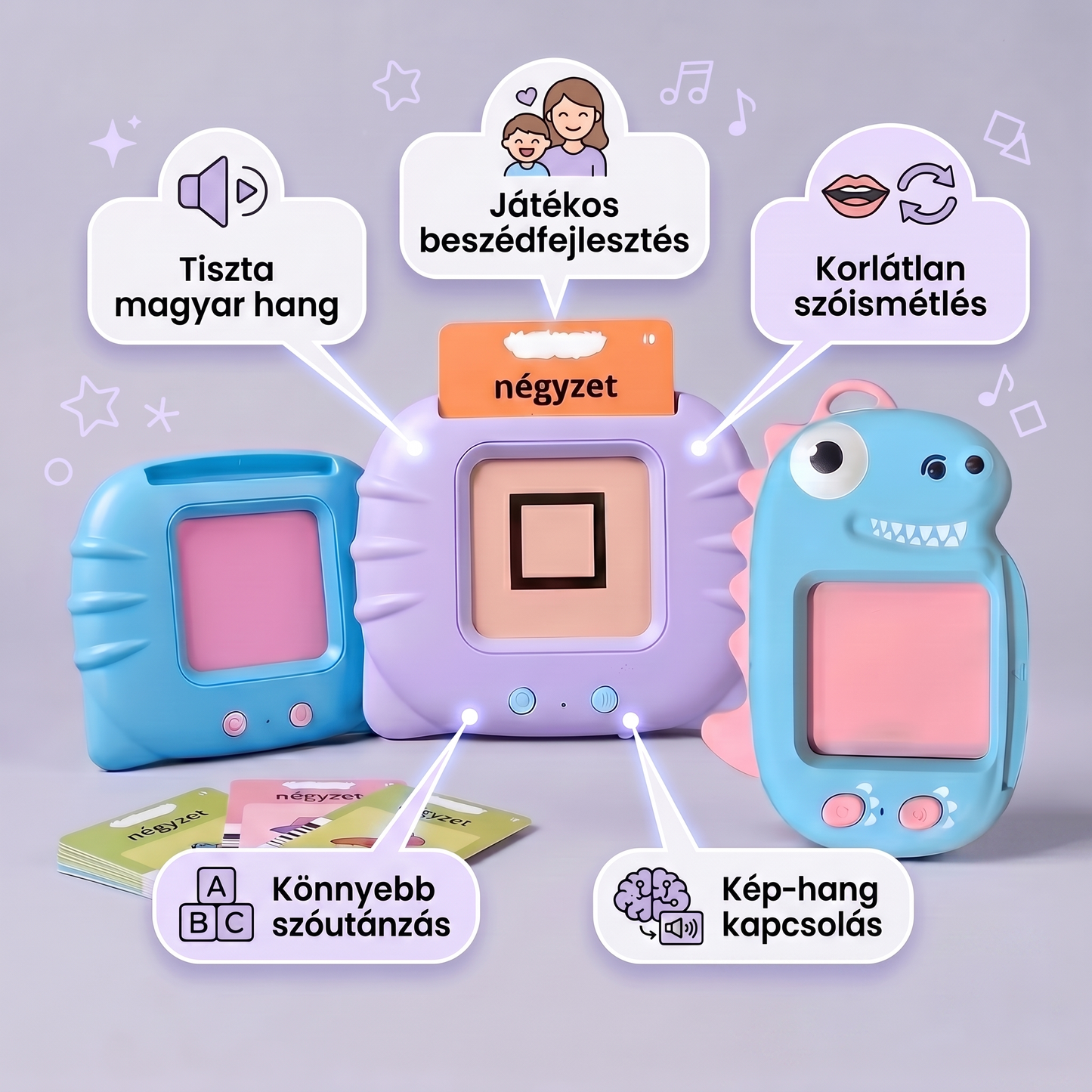 KinderSpeech 2.0 Beszédfejlesztő szókártyák a magabiztos beszédindításért
