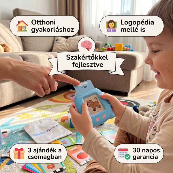 KinderSpeech 2.0 Beszédfejlesztő szókártyák a magabiztos beszédindításért
