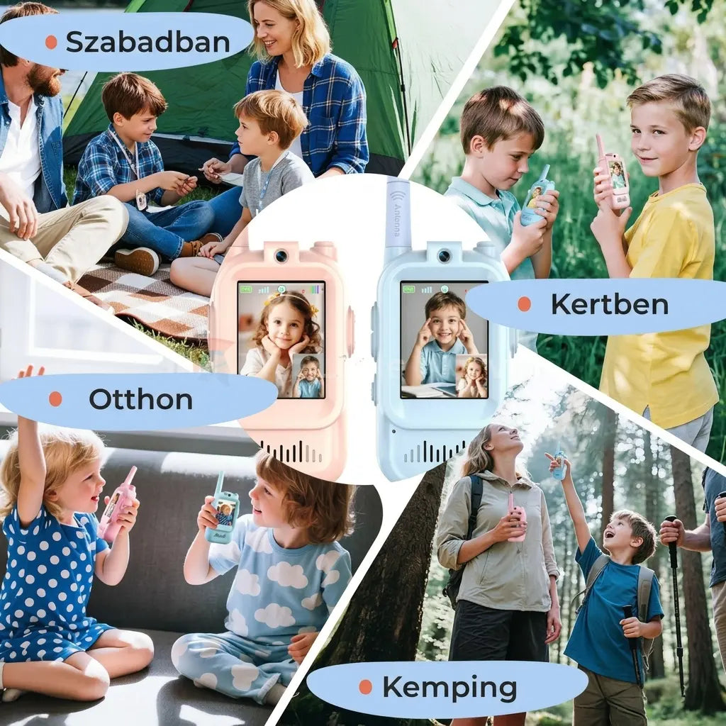 KinderTalker - Digitális walkie-talkie videóchat gyerekeknek