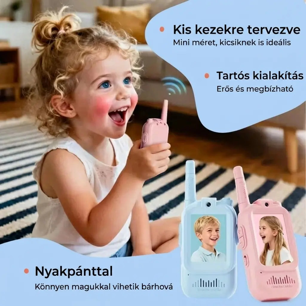 KinderTalker - Digitális walkie-talkie videóchat gyerekeknek