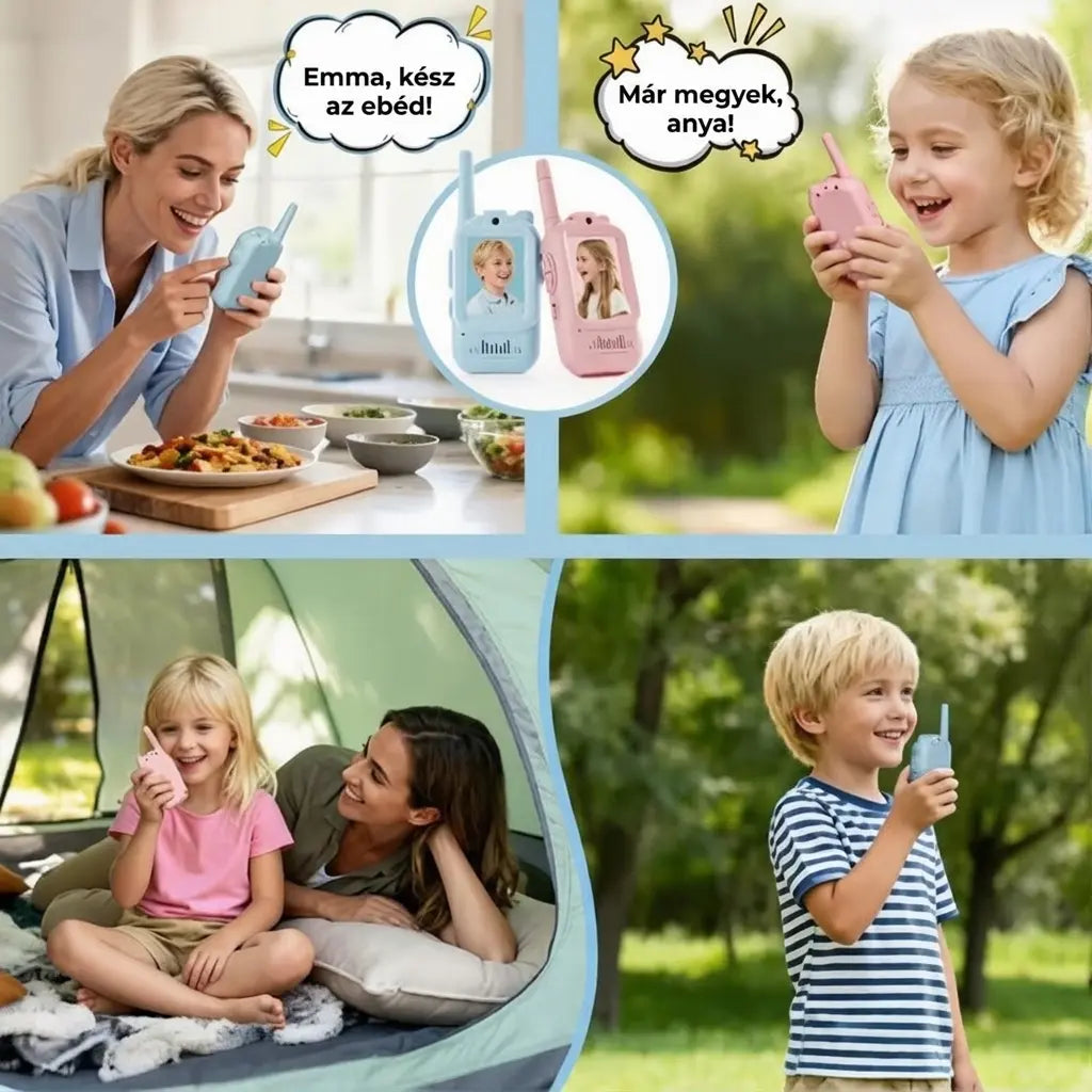 KinderTalker - Digitális walkie-talkie videóchat gyerekeknek