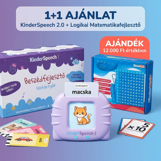 1+1 KinderSpeech 2.0 + Logikafejlesztő Számolótábla